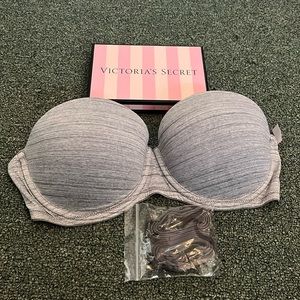 PINK Victoria’s secret wear everywhere, push-up strapless bra